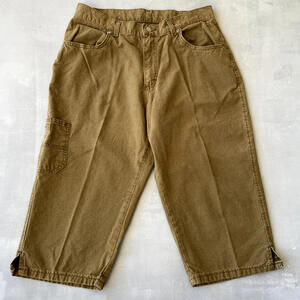 Lee Riveted Pants Womens 16‎ Vintage Capri Brown Outdoor 32 x 17